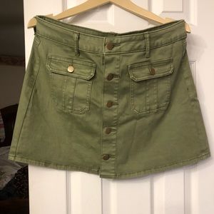 Altard State button front skirt